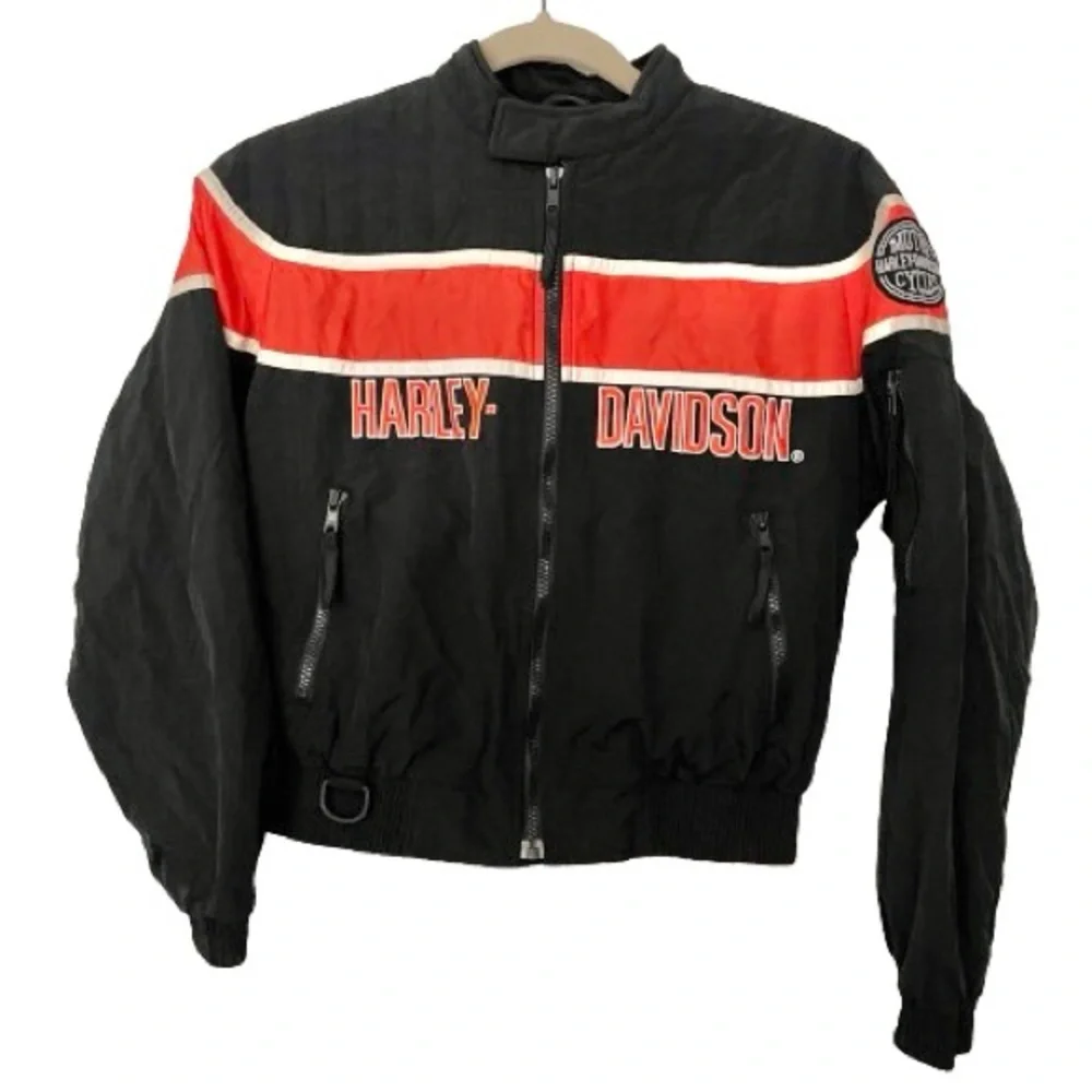 Harley Davidson youth racing Biker Motorcycle jacket